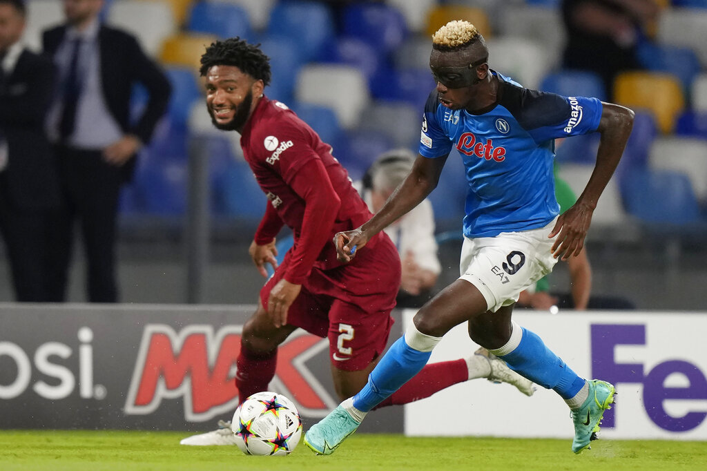 Liverpool vs Napoli (03:00 – 02/11) | Xem lại trận đấu