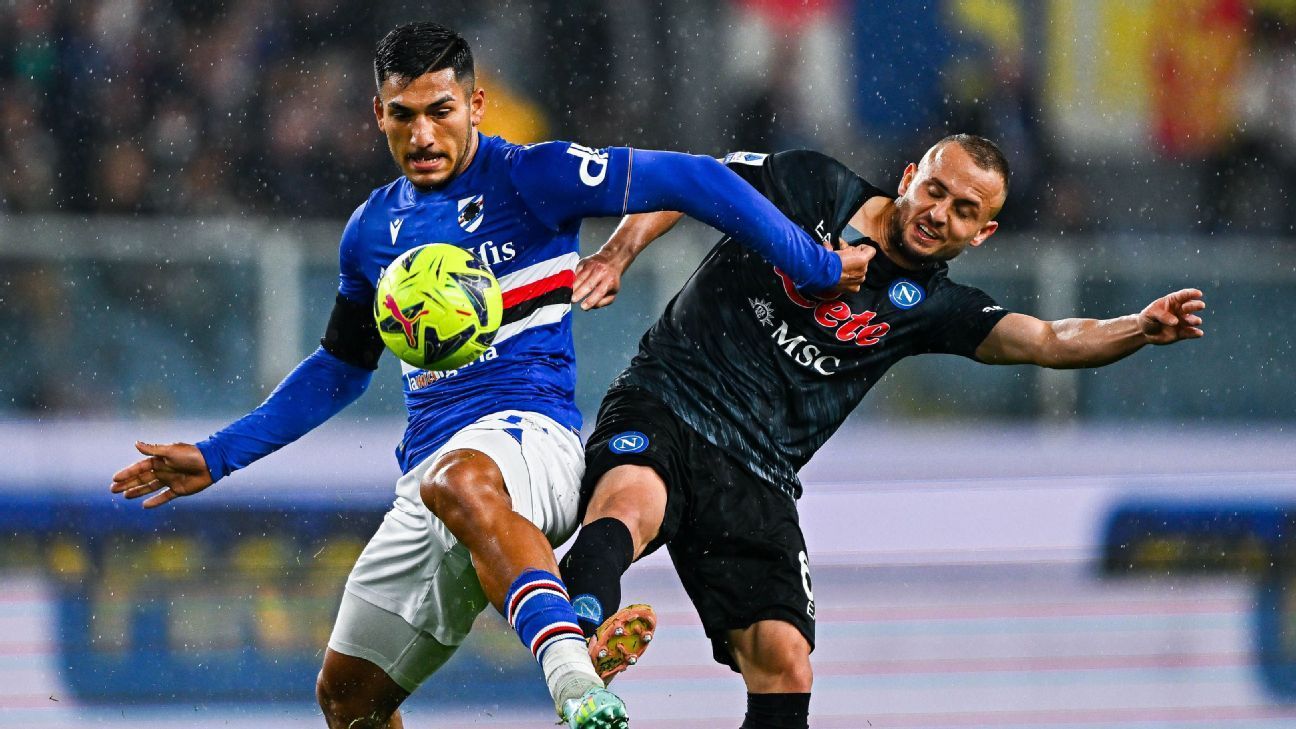Sampdoria vs Napoli (00:00 – 09/01) | Xem lại trận đấu